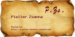 Pieller Zsanna névjegykártya